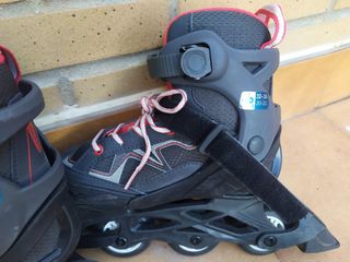 Patines ajustables niño talla 32-35 con equipación