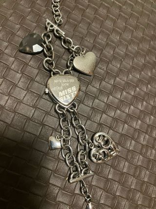 Reloj Miss Sixty Corazón Plata y Negro