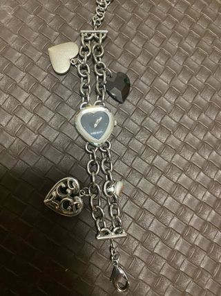 Reloj Miss Sixty Corazón Plata y Negro