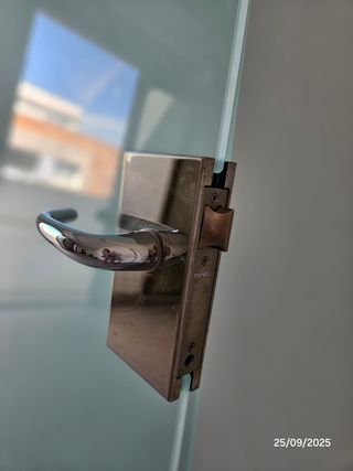 Puerta de cristal templado 218cm