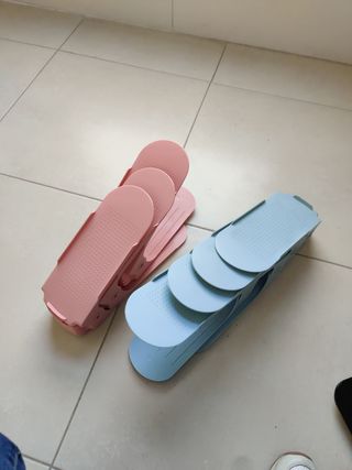 Confezione da 7 scarpiere in plastica