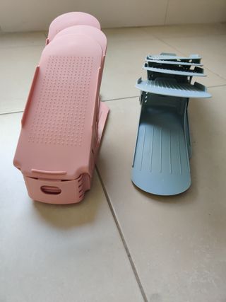 Confezione da 7 scarpiere in plastica