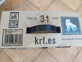 Patines profesionales KRF Talla 31. 