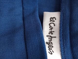 Pantalón ancho azul