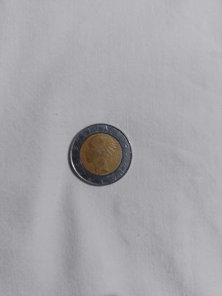 Moneta 500 Lire 1987 Bimetallica