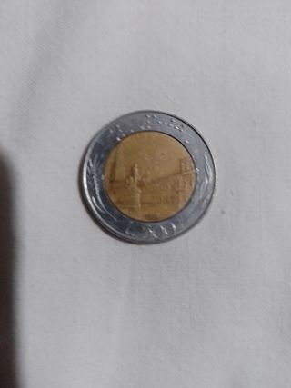 Moneta 500 Lire 1987 Bimetallica