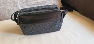 Bolso bandolera Unisex Negro y Azul