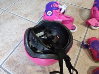 Set de patines y protecciones infantil Oxelo