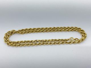 cadena oro 18k 23cm