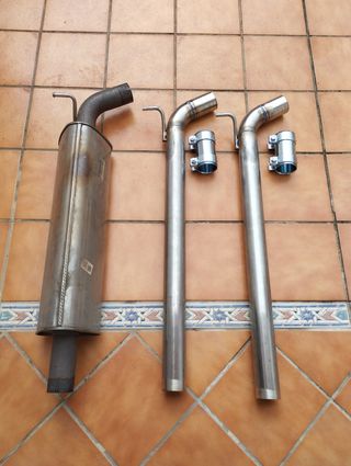 Escape intermedio recto golf GTI mk7 y 7'5