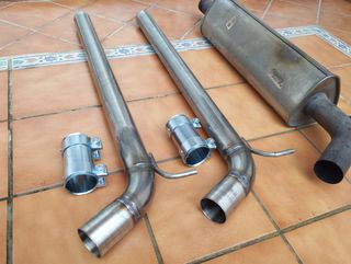 Escape intermedio recto golf GTI mk7 y 7'5