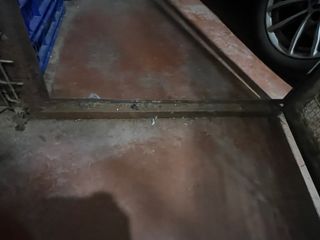 Puerta de hierro con rejas 84 x 210