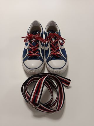 Zapatillas Converse  y cinturon Tommy Hilfiger