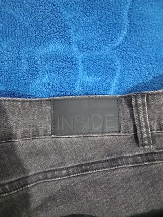 Vaqueros INSIDE negros talla L