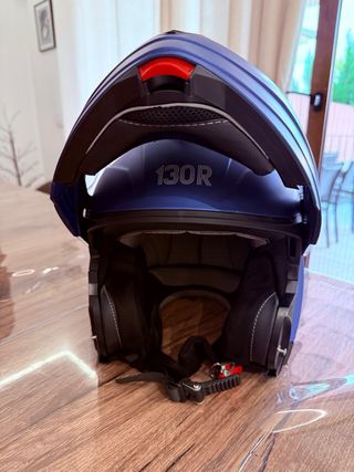 Casco Moto Modular R130 Azul