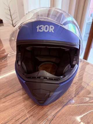 Casco Moto Modular R130 Azul