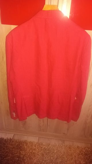 Chaqueta Zara Roja Hombre Talla L
