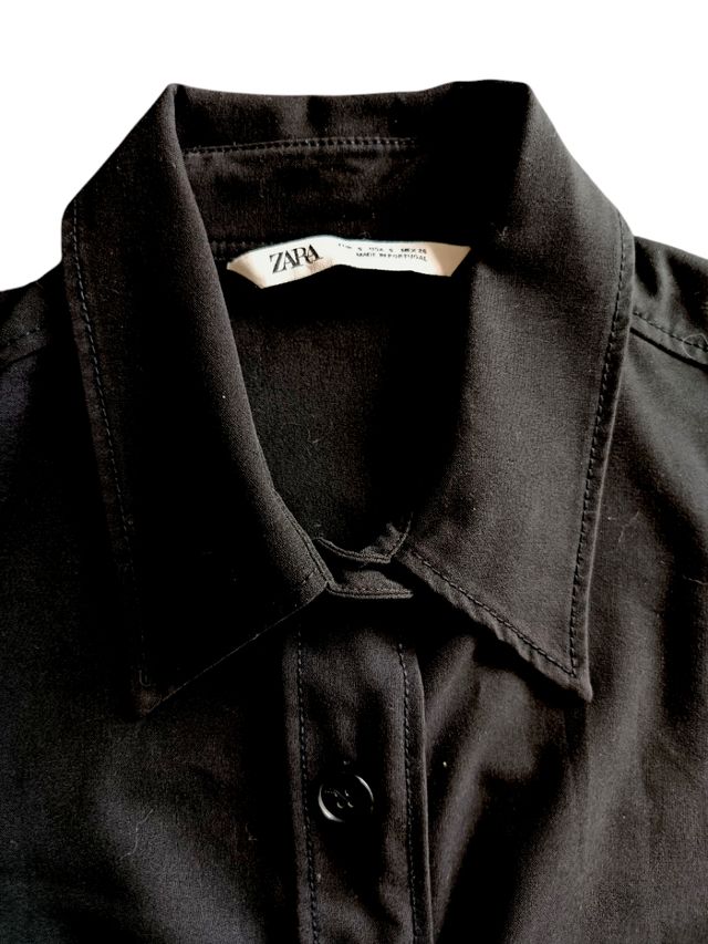 Camisa Zara Negra Talla S