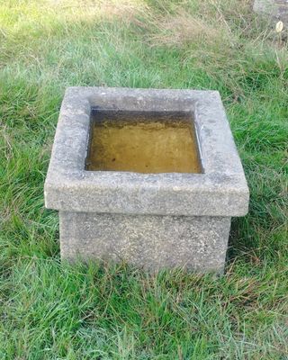 Pila Rectangular de Granito 39x30x20