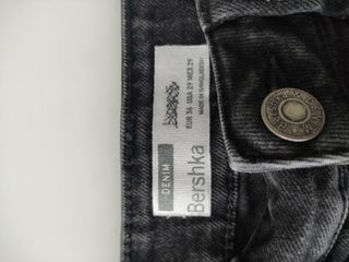 Bermudas vaqueras rotas negras talla 36