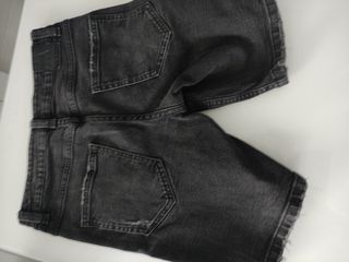 Bermudas vaqueras rotas negras talla 36