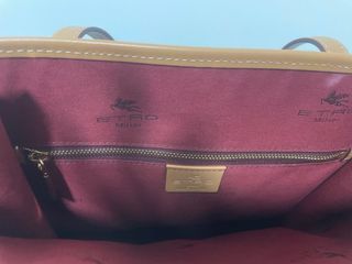 Borsa Etro Paisley Marrone e Rossa