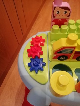 Mesa de bloques para bebés +12 meses