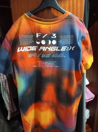 Camiseta Bershka multicolor Talla XS