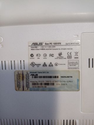 Notebook Asus Blanco