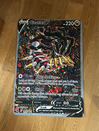 Tappeto Carta Pokemon Giratina V 220 HP