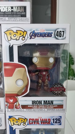 Lote Funko Pop Marvel 5 figuras