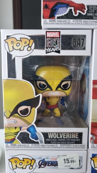 Lote Funko Pop Marvel 5 figuras