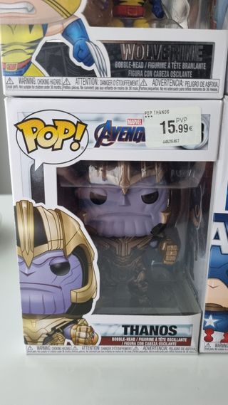 Lote Funko Pop Marvel 5 figuras