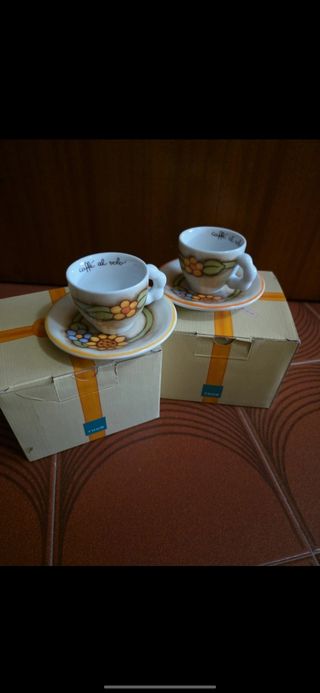 Set 2 Tazzine Caffè Thun Floreale