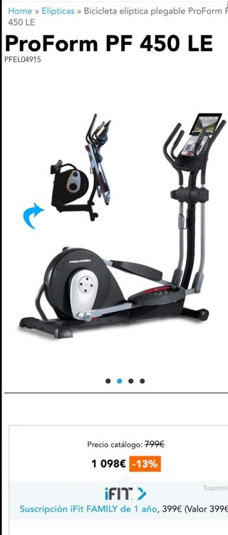 Bicicleta Elíptica ProForm PF 450 LE