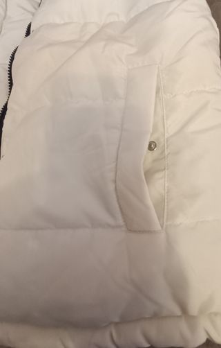 Chaleco reversible cremallera y corchetes