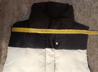 Chaleco reversible cremallera y corchetes