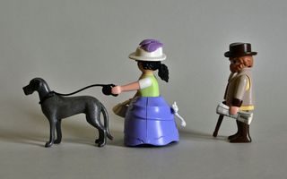 Playmobil Pareja Victoriana Con Perro