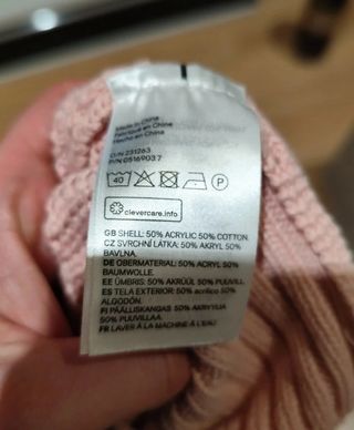 Jersey rosa de punto para mujer