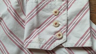 Camicia Dockers a righe rosse e bianche Tg M