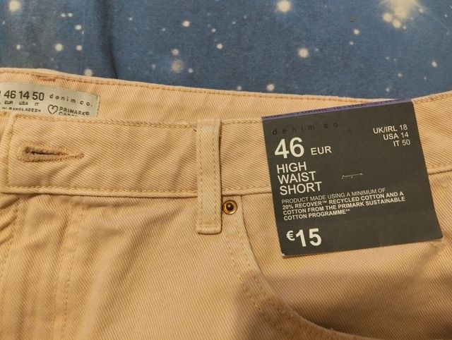 Pantaloncini donna taglia 50