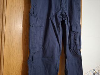Pantalón Cargo Hombre Azul Marino T.44 SIN ESTRENA
