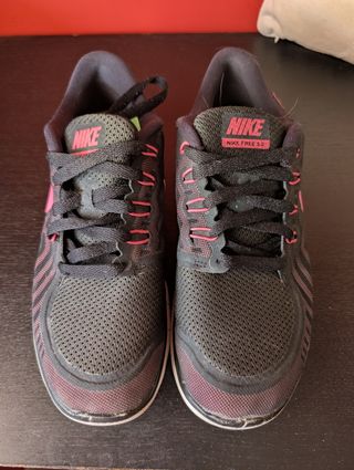 Deportivas Nike Free 5.0 Negro/Rosa