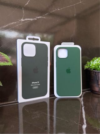 iPhone 13 Silicon Case Dark Green