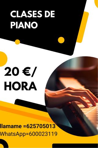 Clases particulares piano y lenguaje musical 