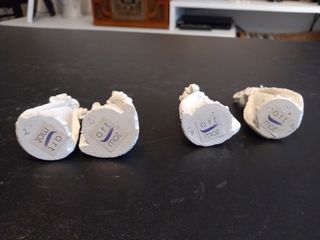 Conjunto de 4 figuras Papa Noel para colgar