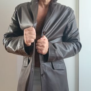 Cappotto Vera Pelle Conbipel XL Marrone