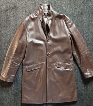 Cappotto Vera Pelle Conbipel XL Marrone