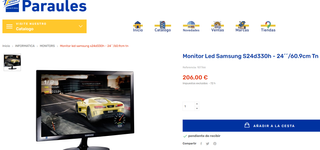 Samsung S24D330H - Monitor de 24