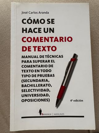 Cómo se hace un comentario de texto